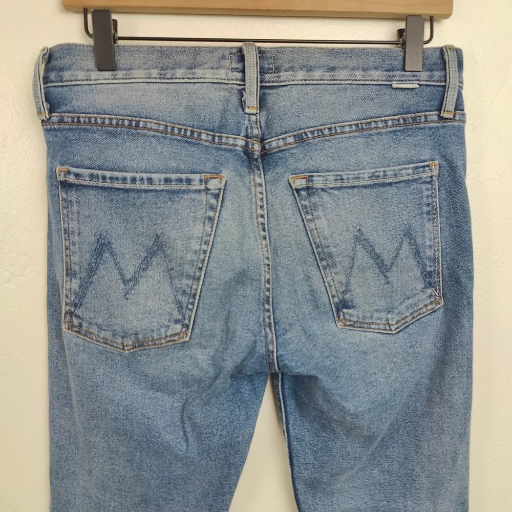 Mother The Proper Jeans Womens 26 No Boundaries Straight High Rise Button‎ Fly - Picture 10 of 14